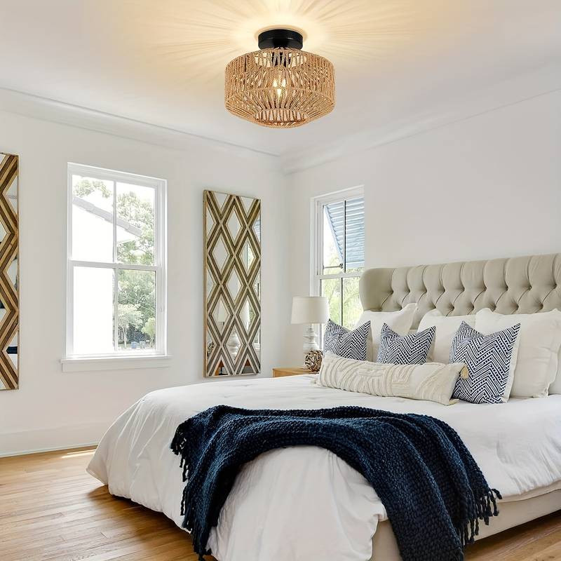 Suspension Bohème Bliss - Lampe de Plafond Artisanale au Style Éclectique