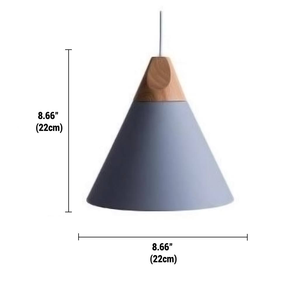 Lampe Pendante Bardais - Design Bois et Métal avec Câble Ajustable