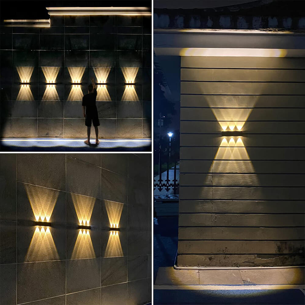 Lumières Solaires Extérieures Up Down – Éclairage Écologique pour Jardin et Terrasse