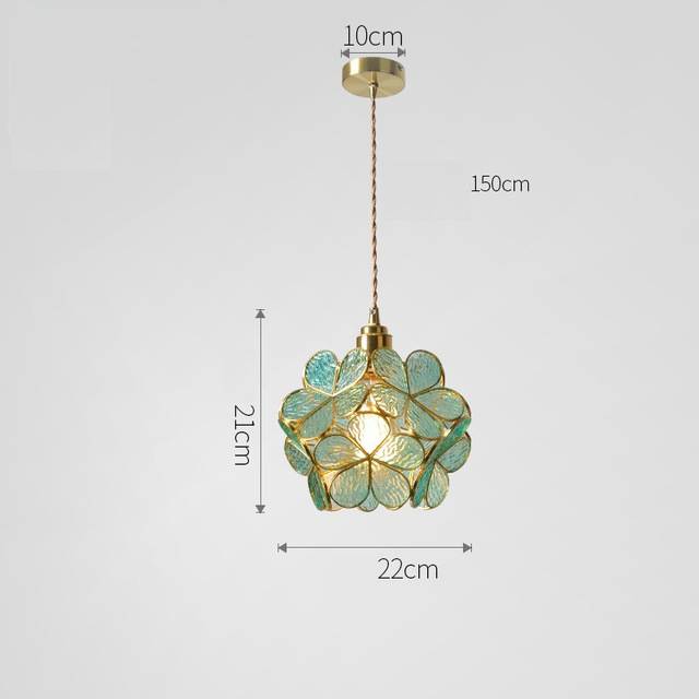Suspension Pétale en Verre - Élégance Moderne et Design Vintage pour Votre Intérieur