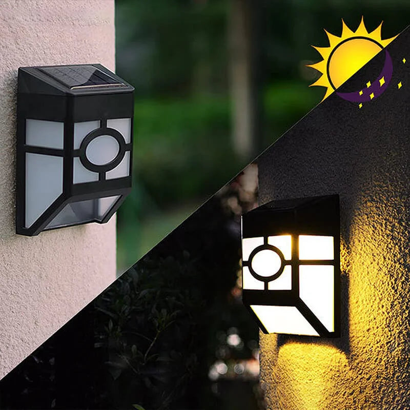 Lumière Solaire LED Murale – Éclairage Extérieur Élégant et Résistant aux Intempéries