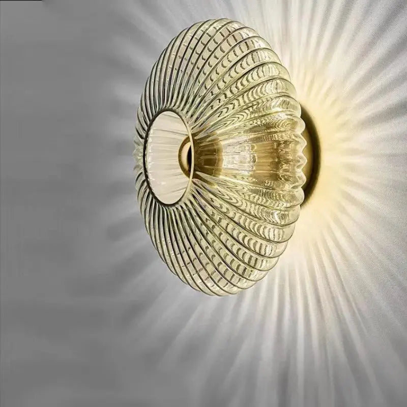 LumièreLux - Applique Murale en Verre Design Élégant