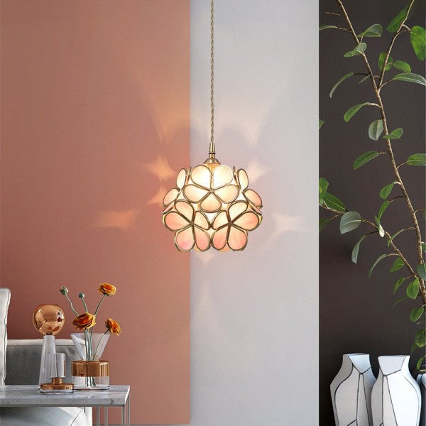 Suspension Pétale en Verre - Élégance Moderne et Design Vintage pour Votre Intérieur