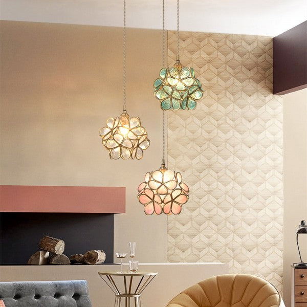 Suspension Pétale en Verre - Élégance Moderne et Design Vintage pour Votre Intérieur
