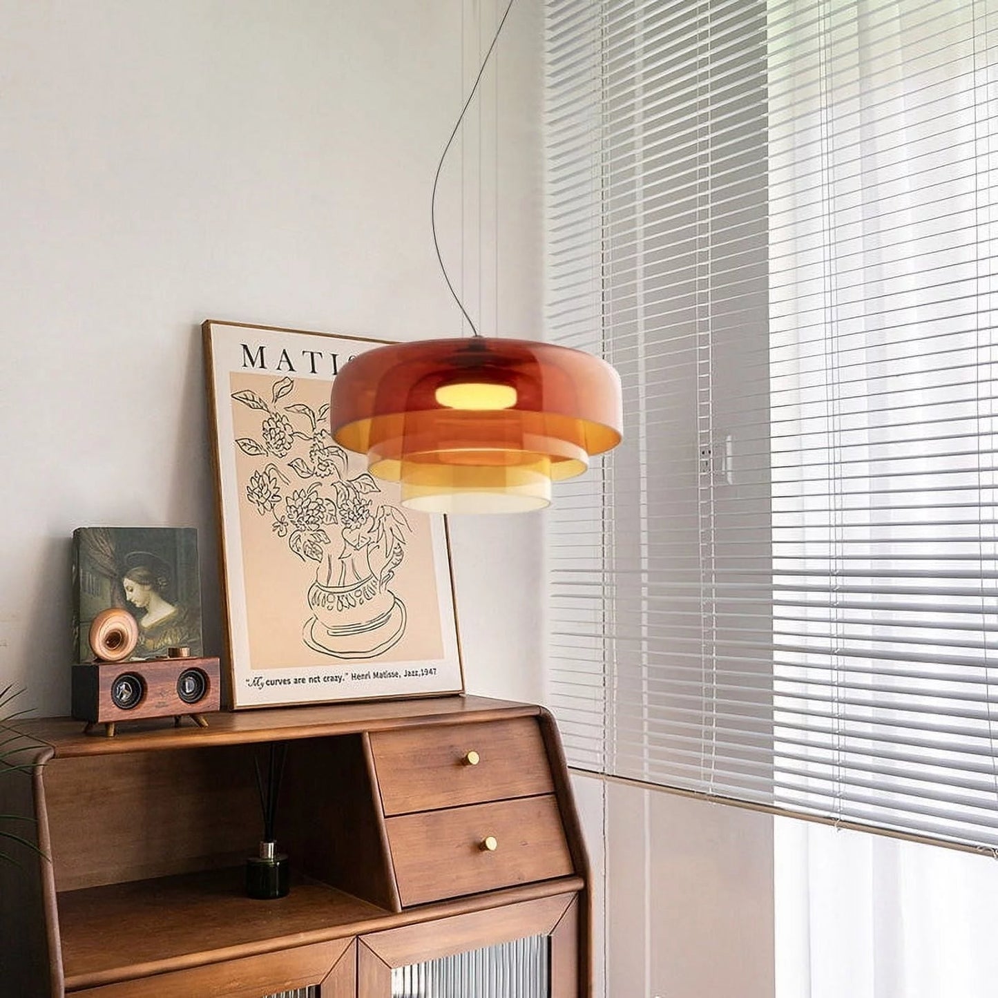 Suspension Moderne en Métal et Verre - Lampe Élégante pour Cuisine et Salle à Manger