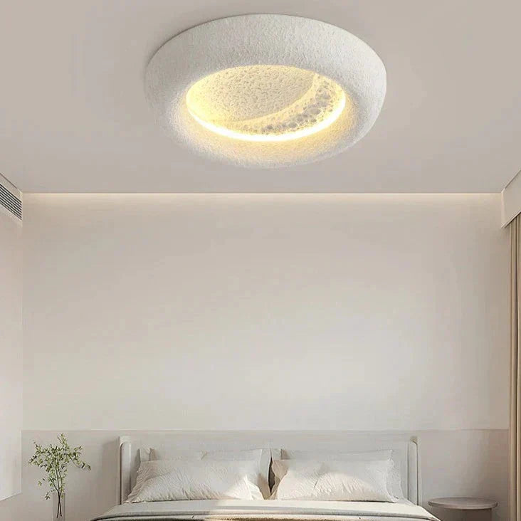 Lampe Murale Moderne Luxe Circulaire en Résine - Éclairage Élégant pour Hôtel et Salon