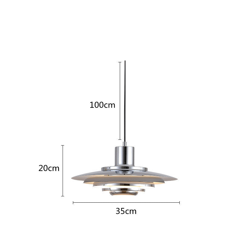 Suspension LED Moderne en Fer et Aluminium - Lampe Design Scandinave