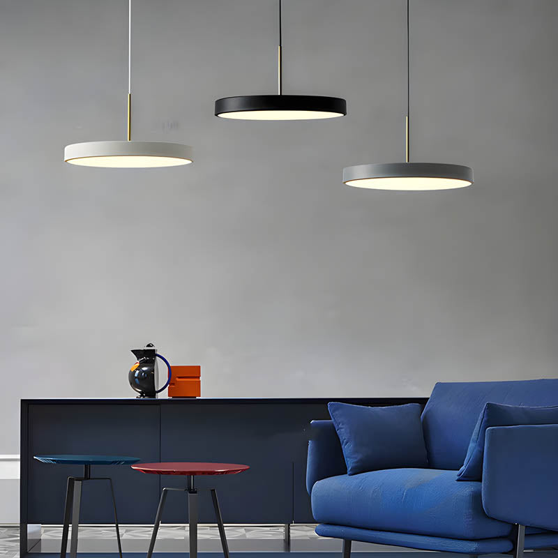 Suspension Moderne en Aluminium avec Abat-jour en Acrylique – Design Minimaliste et Élégant