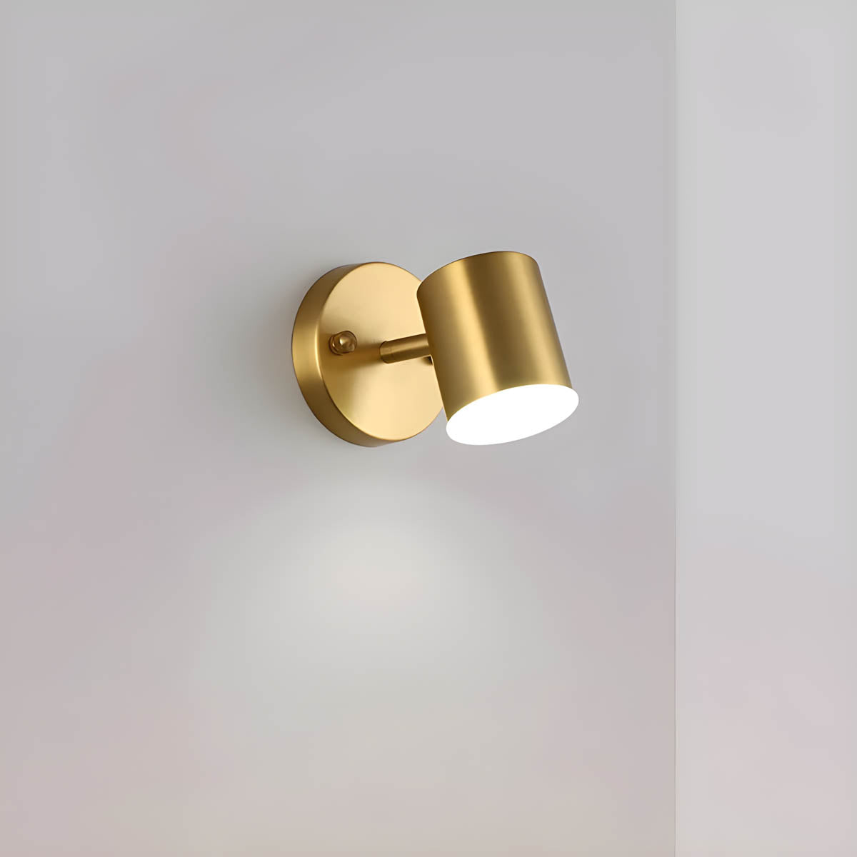 Applique Murale LED Nordic Copper - Lampe Moderne en Fer et Cuivre