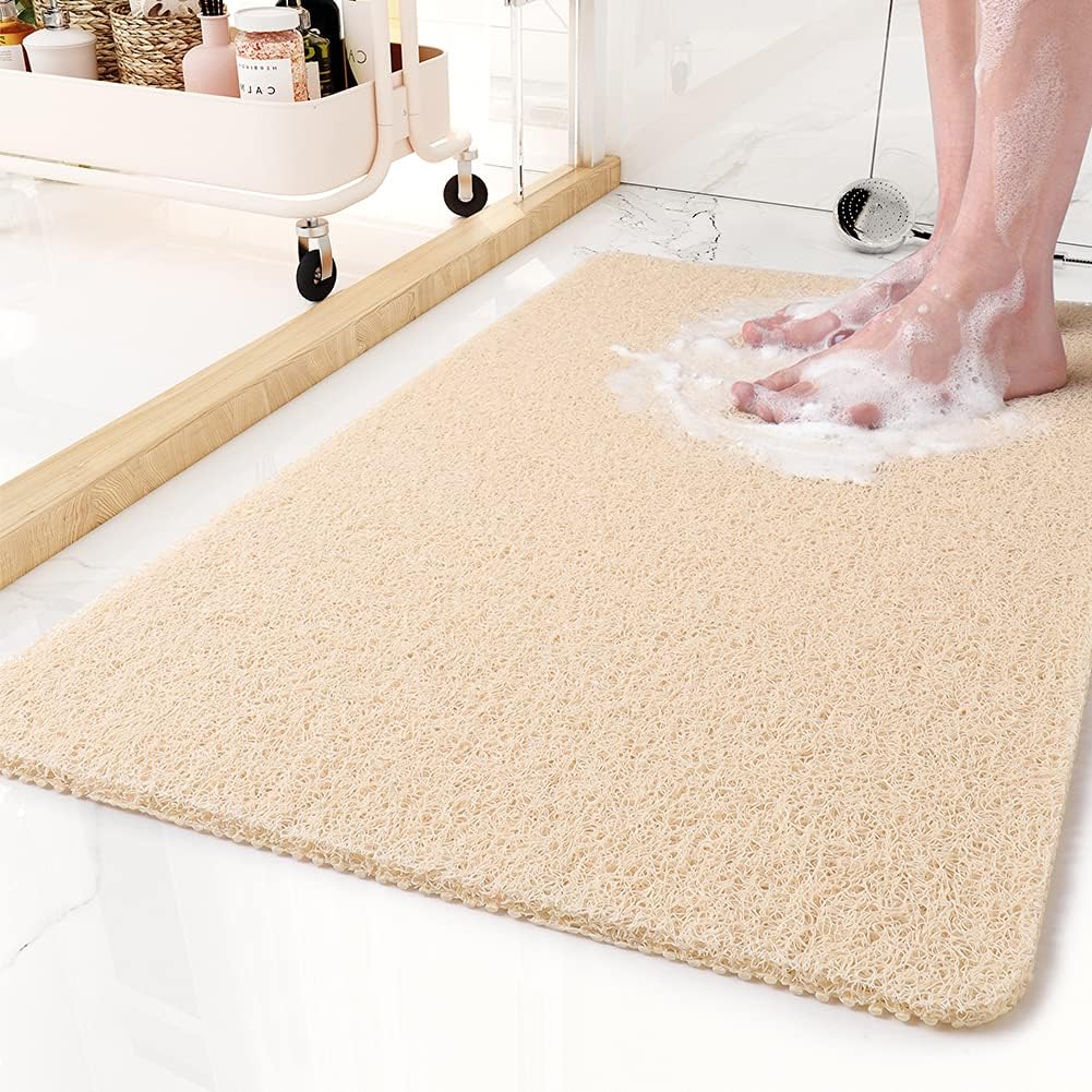 Tapis de Douche Sécurisé et Hygiénique - Antidérapant et Anti-Moisissures