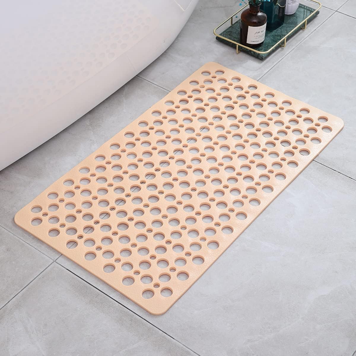 Tapis de Douche Antidérapant avec Ventouses - Sécurité et Hygiène