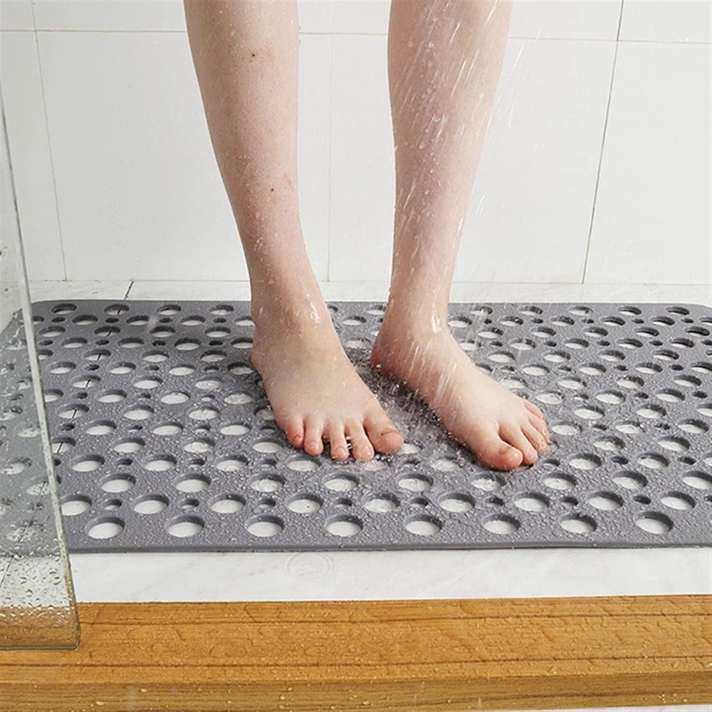 Tapis de Douche Antidérapant avec Ventouses - Sécurité et Hygiène