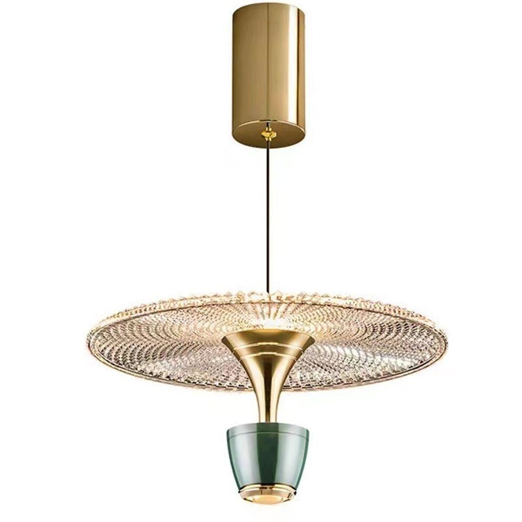Suspension LED Moderne en Forme de Disque – Lampe Élégante pour Salon et Cuisine