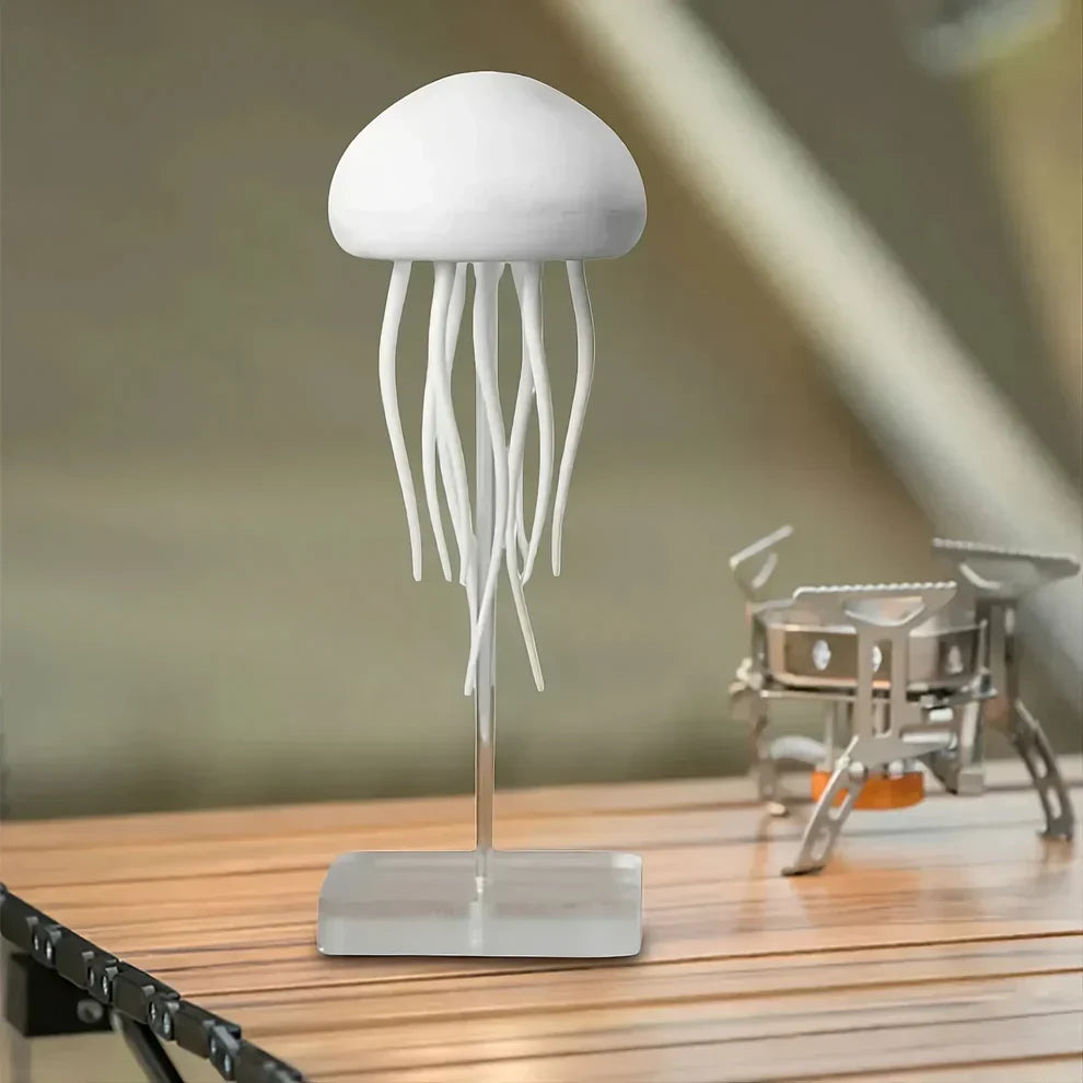 Lampe Méduse LED – Éclairage Relaxant Ajustable, Design Moderne Rechargeable avec Contrôle Tactile