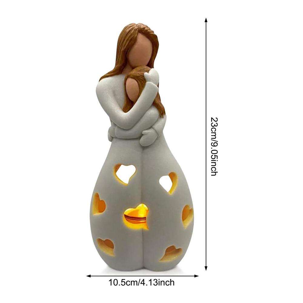 Lampe Eternal Love - Éclairage Romantique et Élégant en Résine Beige