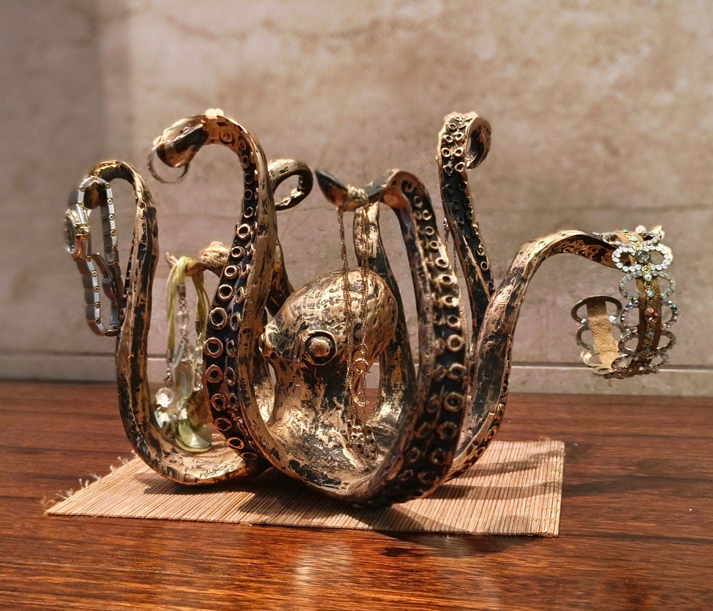 KrakenRust - Porte-Mug Inspiré de la Pieuvre en Fonte