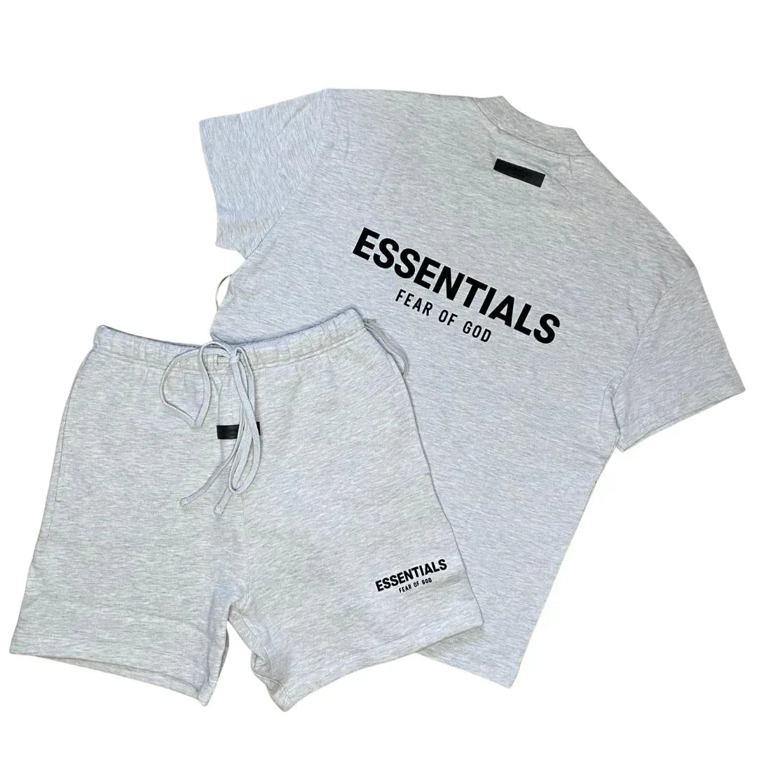 Ensemble T-shirt et short Fear of God Essentials – Coupe oversize unisexe