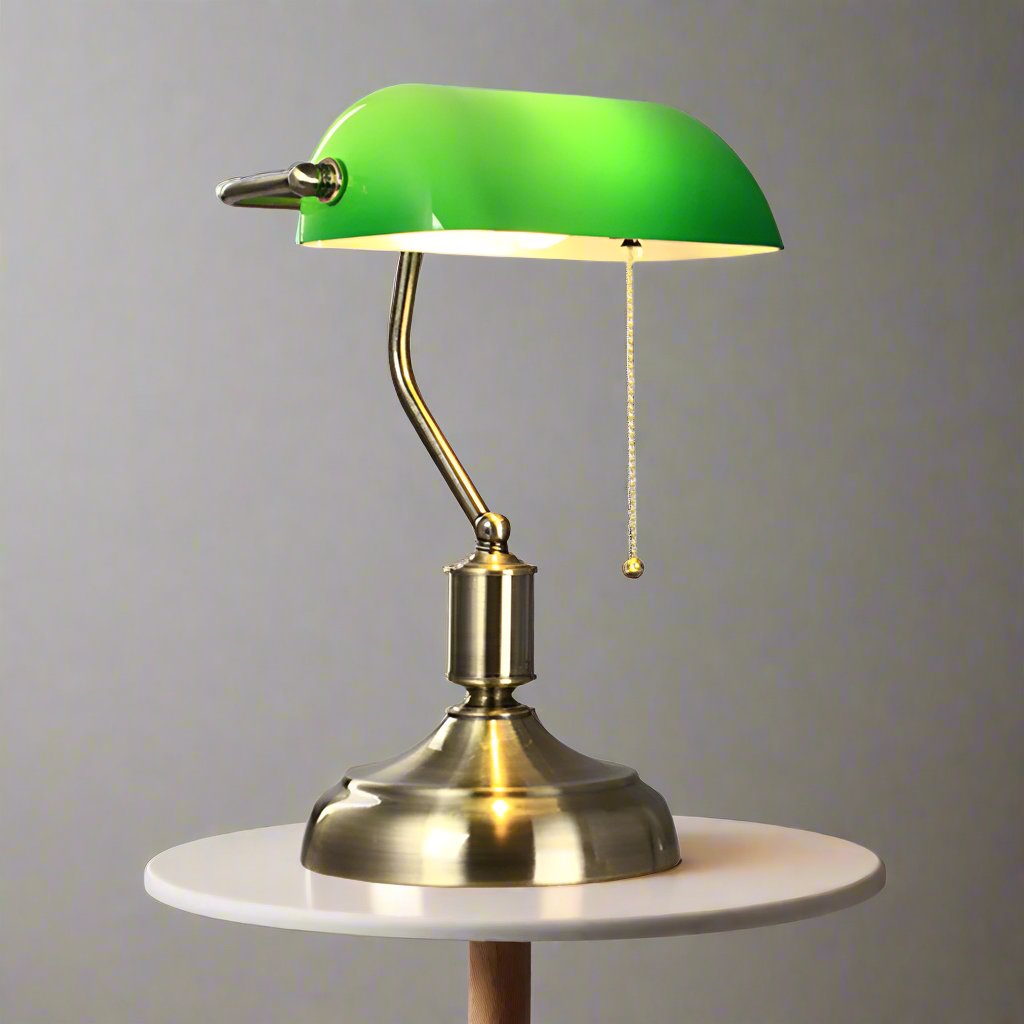 Lampe de Table en Verre au Style Européen - Élégance Classique pour Votre Intérieur