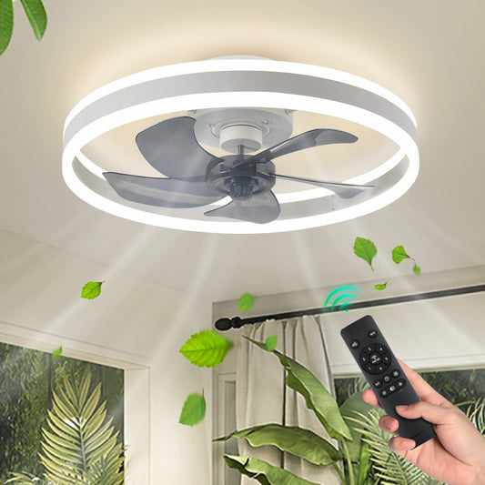 Oberlicht Ventilateur de Plafond Intelligent avec Télécommande et Éclairage LED