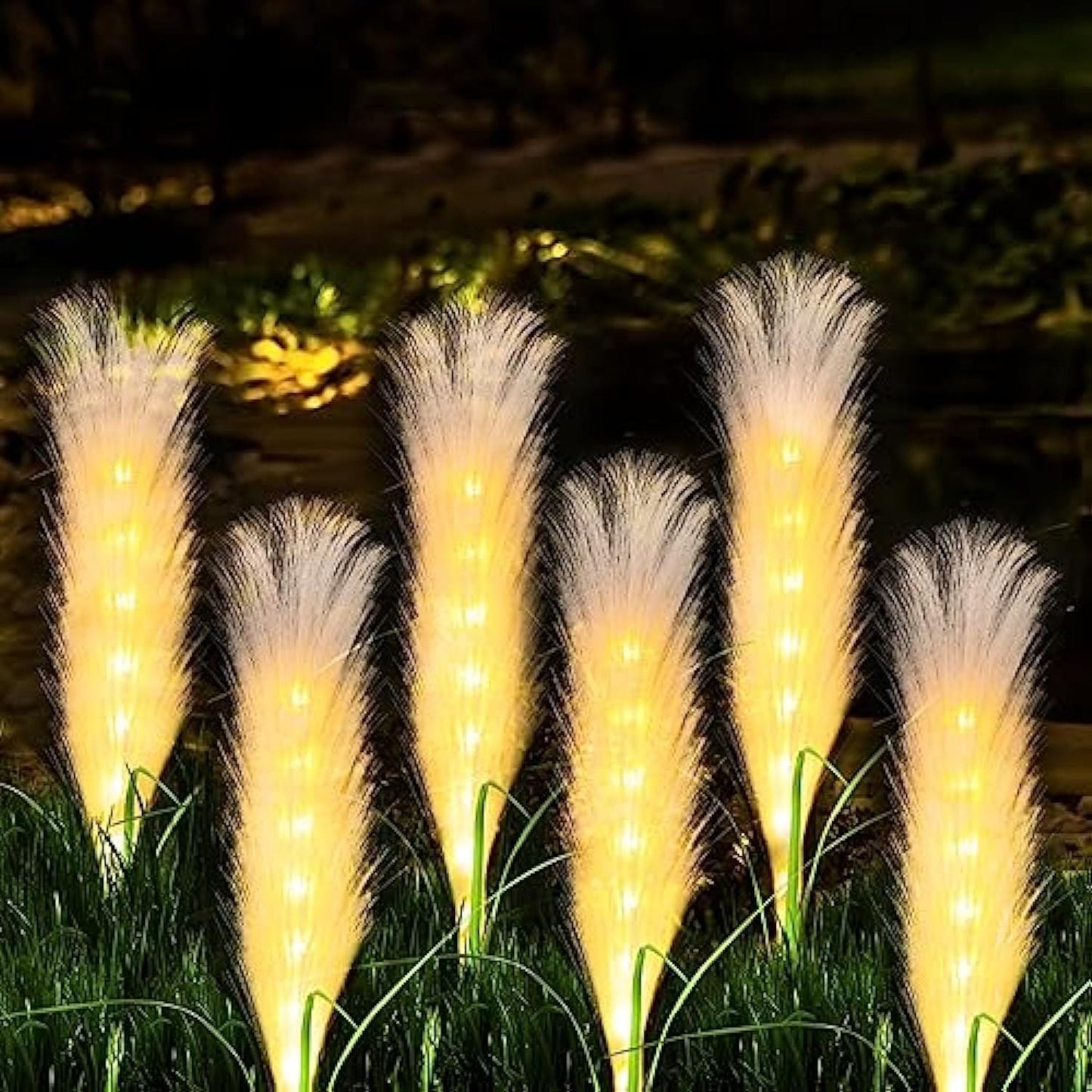 Lampe Solaire Extérieure en Roseau Fibre LED - Éclairage Écologique pour Jardin et Terrasse