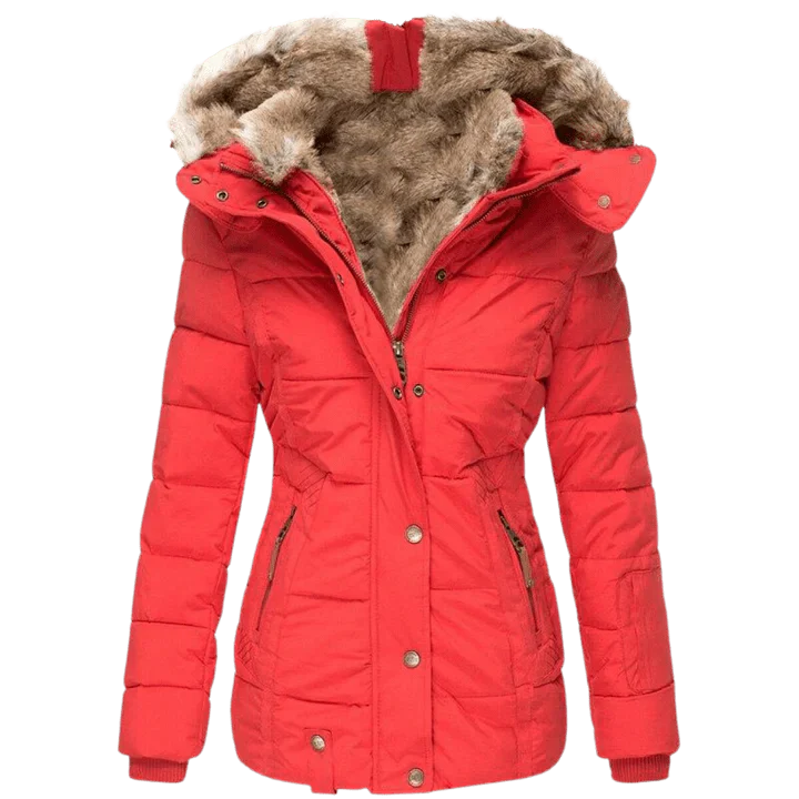 Manteau douillet avec capuche