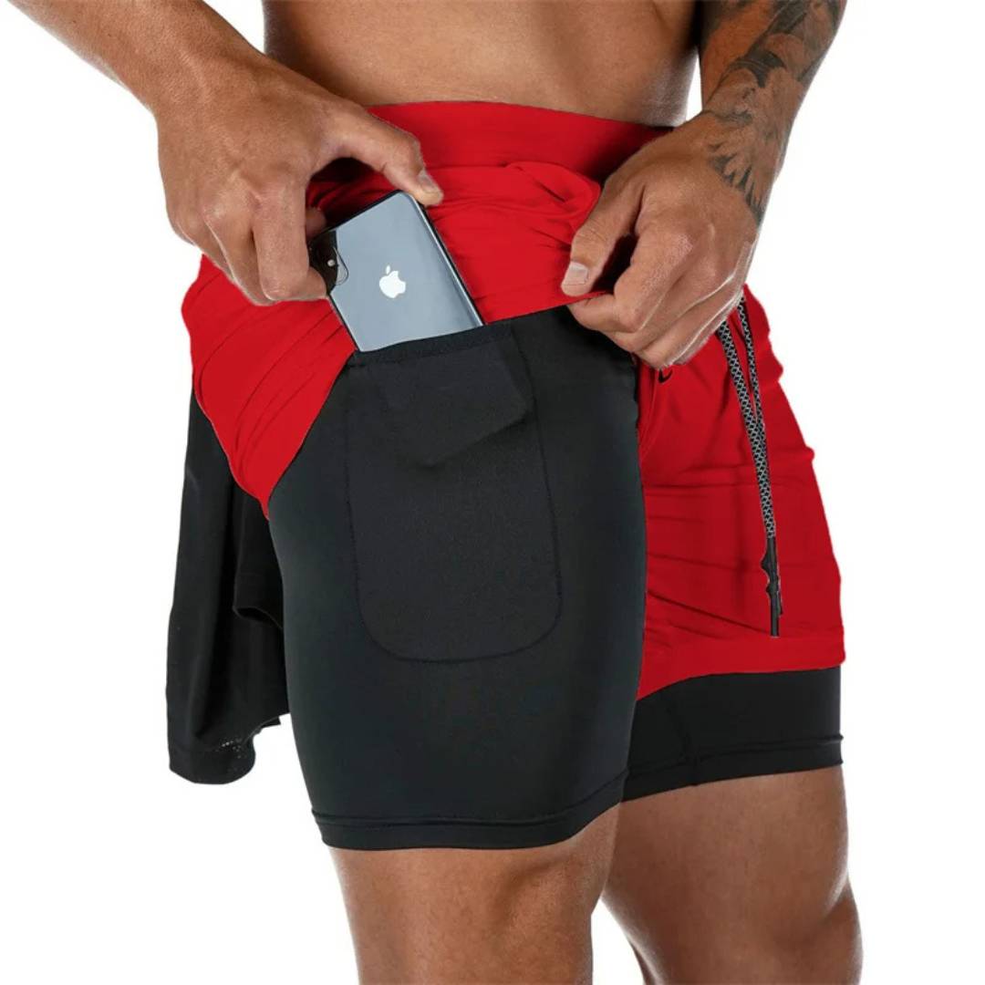 Short de Sport Homme FlexStride – Respirant et Conçu pour la Performance