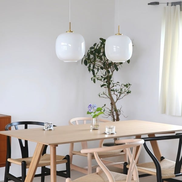 Suspension Moderne en Verre Opale Nordique - Lampe Élégante pour Votre Intérieur