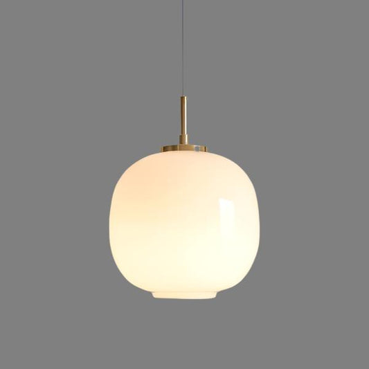 Suspension Moderne en Verre Opale Nordique - Lampe Élégante pour Votre Intérieur