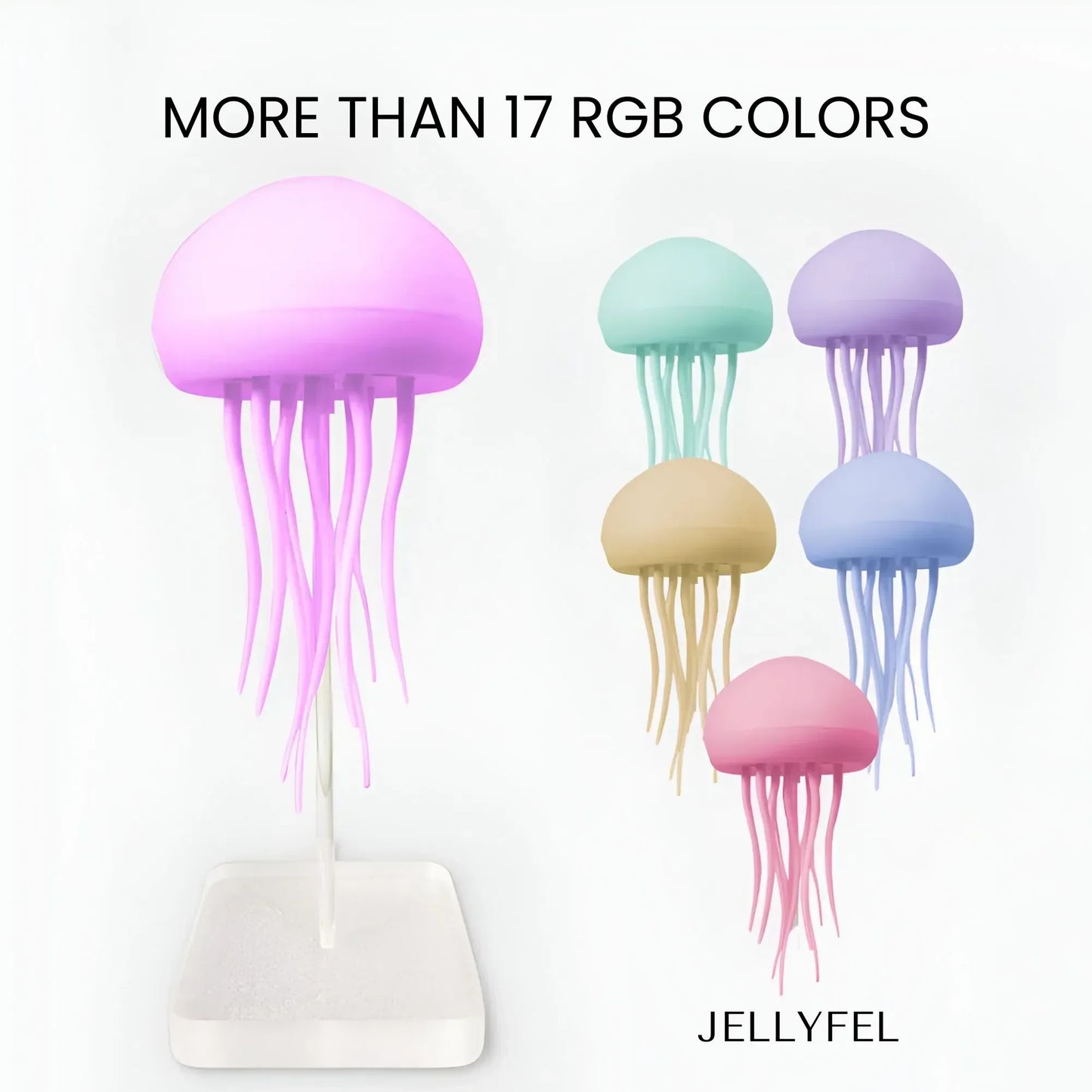 JellyBeat | Lampe à méduse dansante LED colorée et intelligente