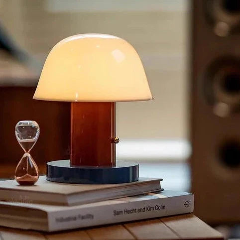 Lampe de Table Champignon LED – Design Naturel et Éclectique