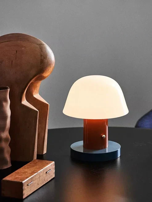 Lampe de Table Champignon LED – Design Naturel et Éclectique