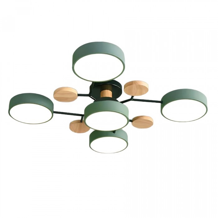 Lampe de plafond LED Nordic Branched Disc - Élégance et chaleur dans votre intérieur