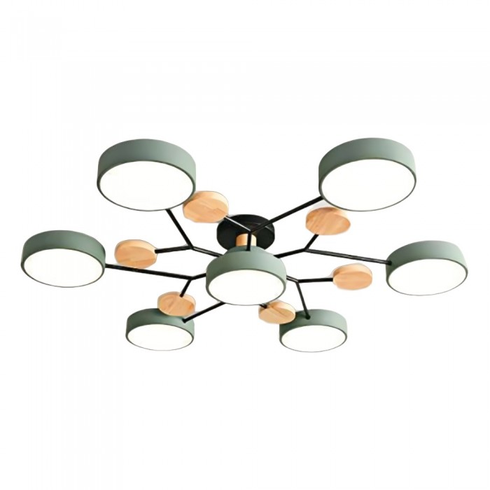 Lampe de plafond LED Nordic Branched Disc - Élégance et chaleur dans votre intérieur