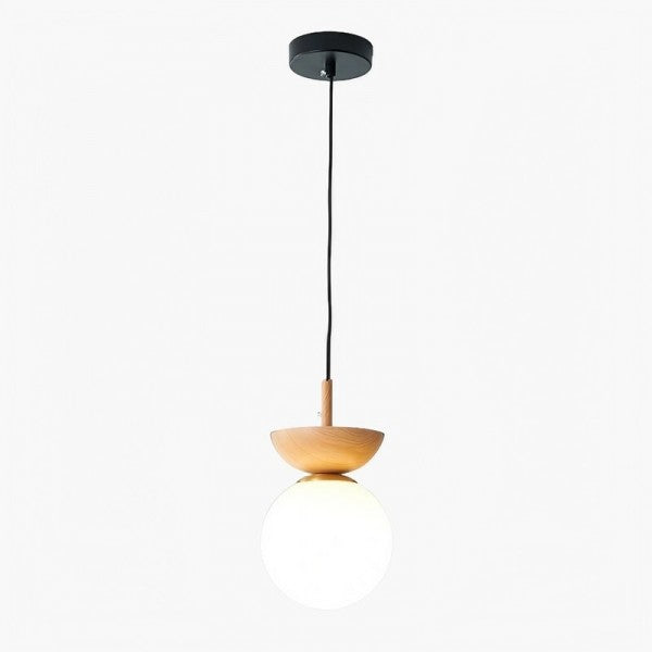 Suspension Nordic en Bois Mi-Dur – Lampe Moderne et Élégante