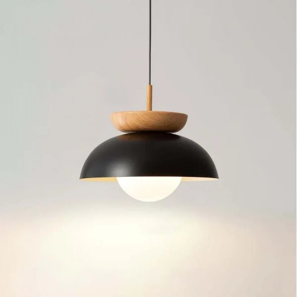 Suspension Nordic en Bois Mi-Dur – Lampe Moderne et Élégante