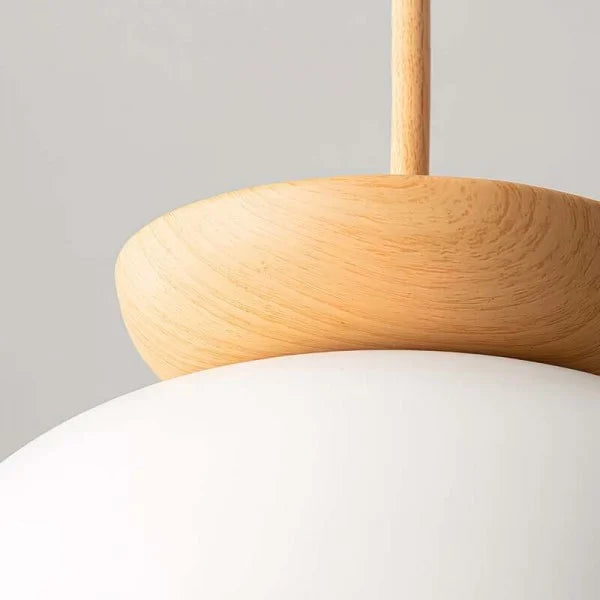 Suspension Nordic en Bois Mi-Dur – Lampe Moderne et Élégante