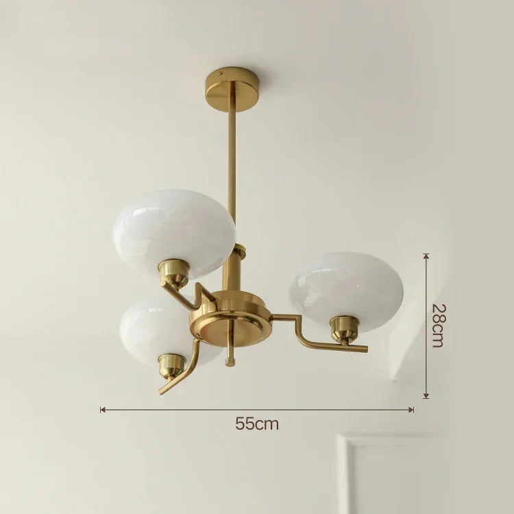 Lampe Plafonnier Bauhaus Médiéval – Lustre Élégant au Design Moderne et Rétro Nordique
