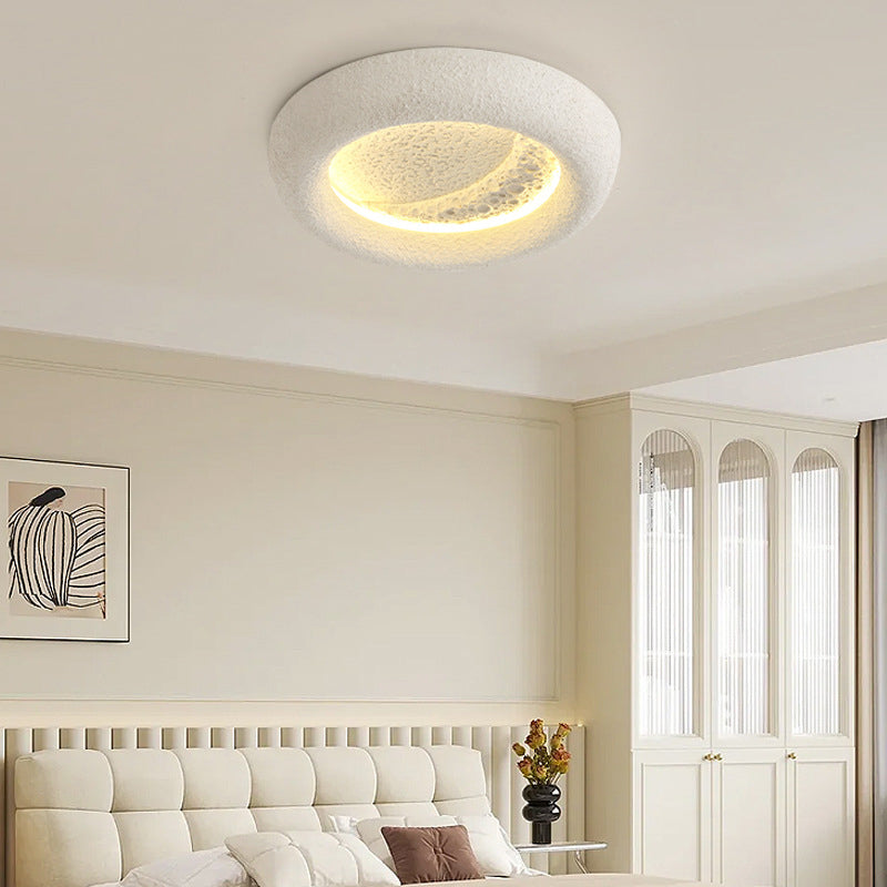Lampe Murale Moderne Luxe Circulaire en Résine - Éclairage Élégant pour Hôtel et Salon