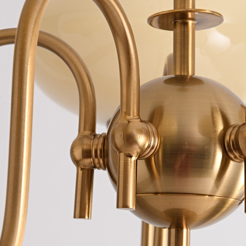 Chandelier Luxe en Verre et Métal – Élégance et Raffinement pour Votre Intérieur
