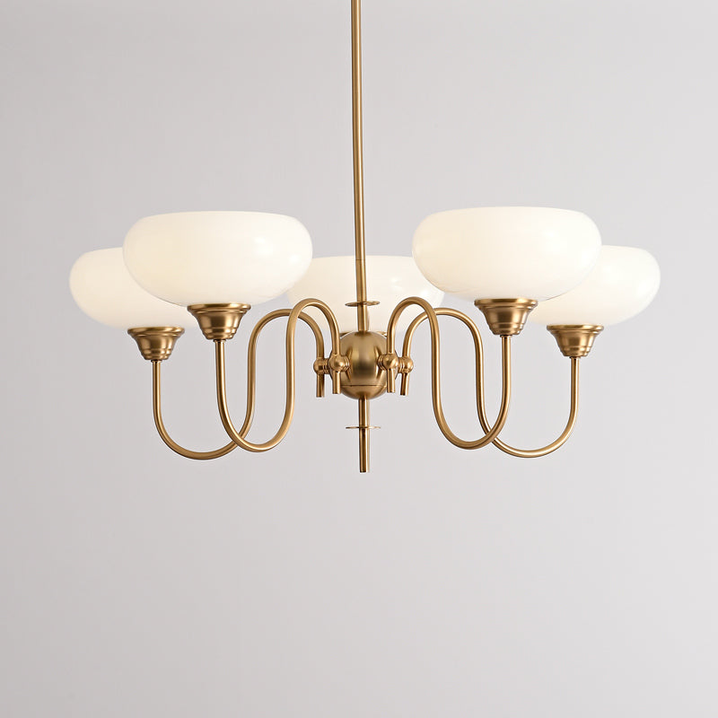 Chandelier Luxe en Verre et Métal – Élégance et Raffinement pour Votre Intérieur
