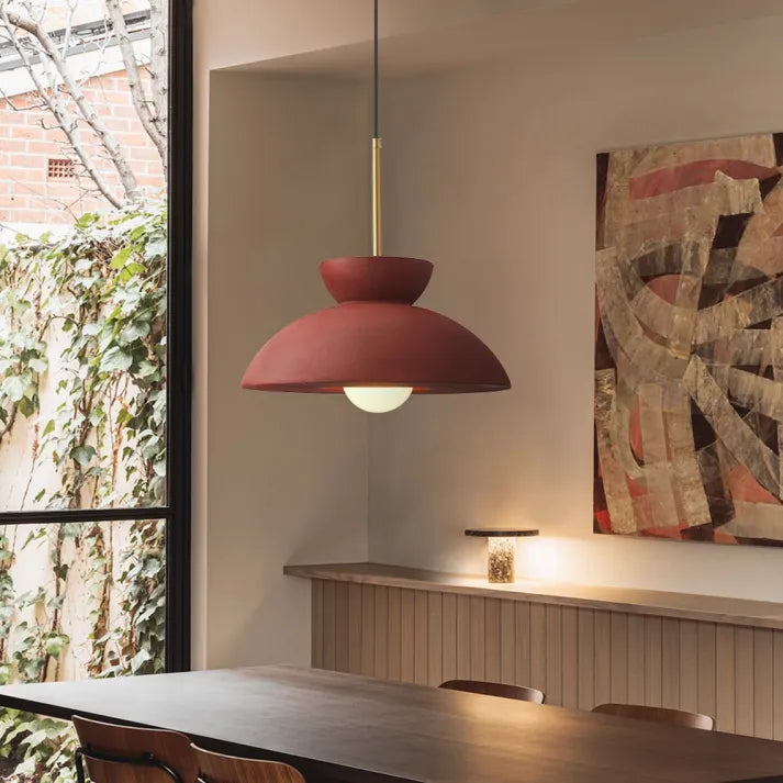 Lampe Pendante Nordic Simple Augustus – Design Minimaliste en Métal et Résine
