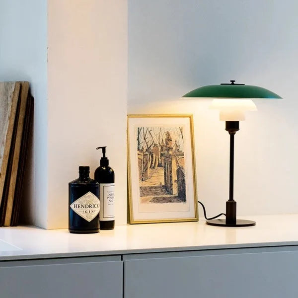 Lampe de Table Disc Multilayer Metal – Élégance Moderne et Ambiance Apaisante