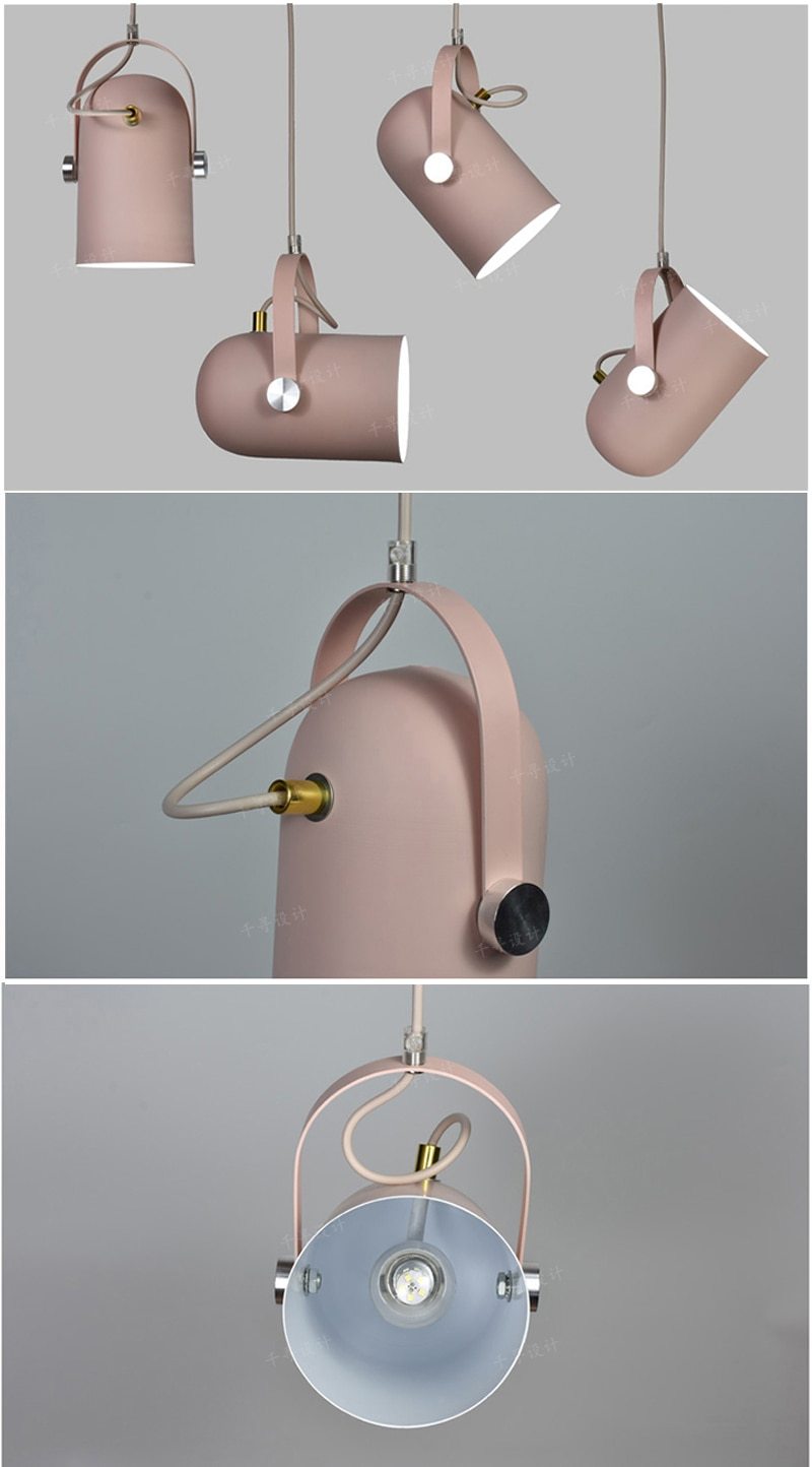 Suspension Moderne Nordique en Forme de Goutte d'Angle – Lampe Pendante Métallique pour Salon & Café