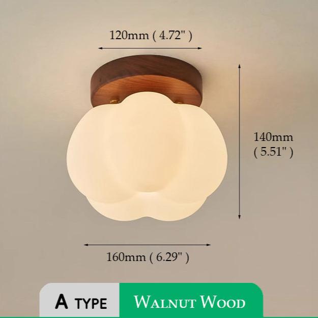 Lampe Plafonnier Pumpkin – Design Unique en Forme de Citrouille, Eclairage LED