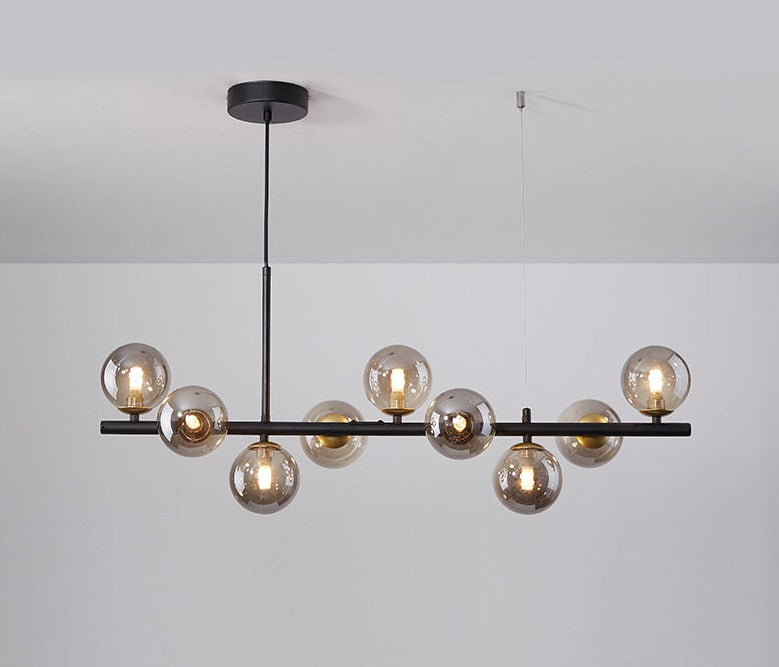 Armature - Pendelleuchte Luxueuse pour Salle à Manger, Élégance Moderne avec Verre et Métal