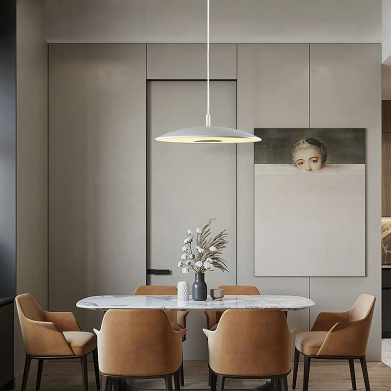 Lampe Suspended LED Design Nordic Moderne – Éclairage Élégant en Fer et Nickel