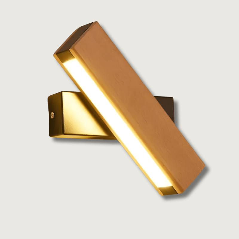 NordLume - Applique Murale en Bois Minimaliste