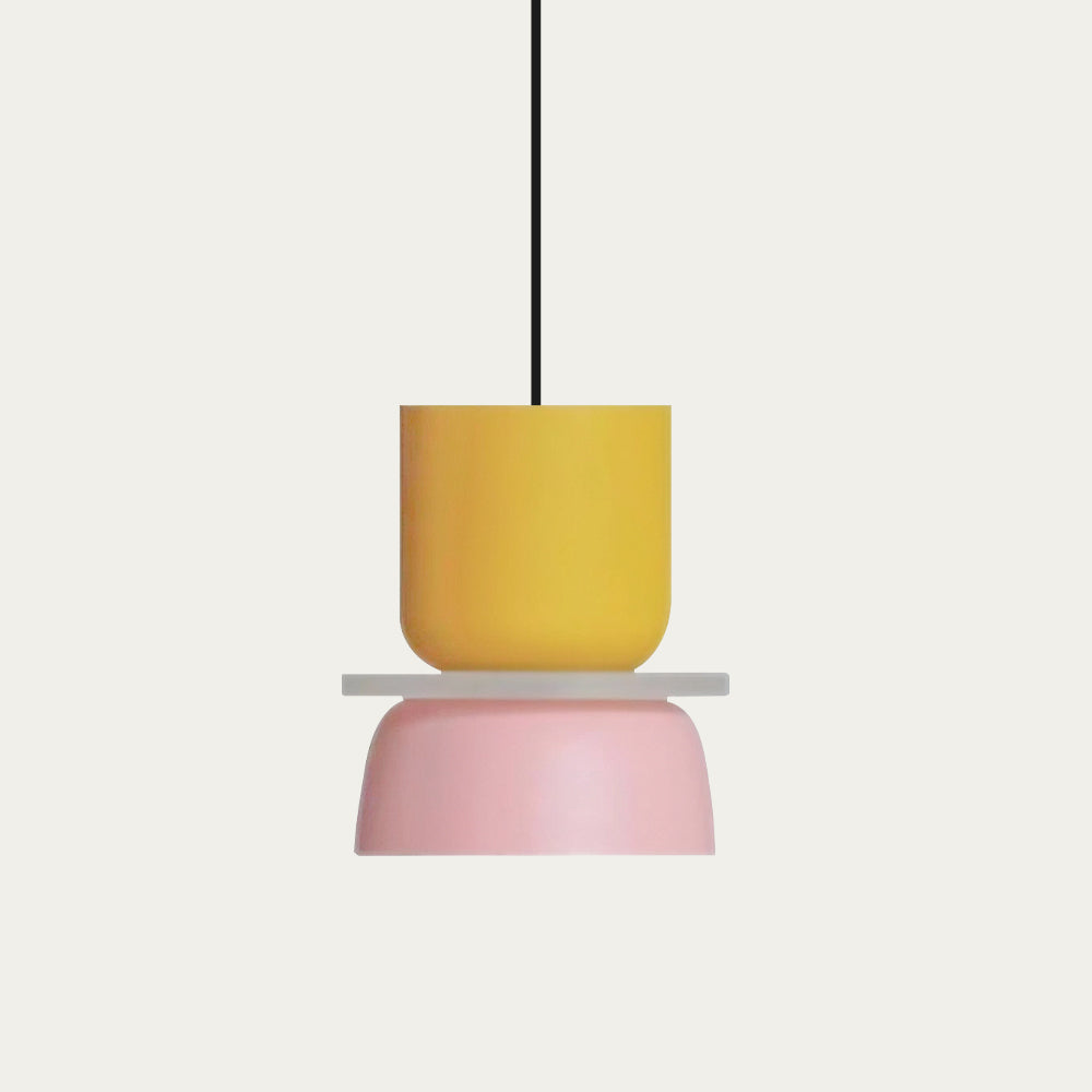 Suspension Moderne en Acrylique – Design Coloré avec Éclat Nordique