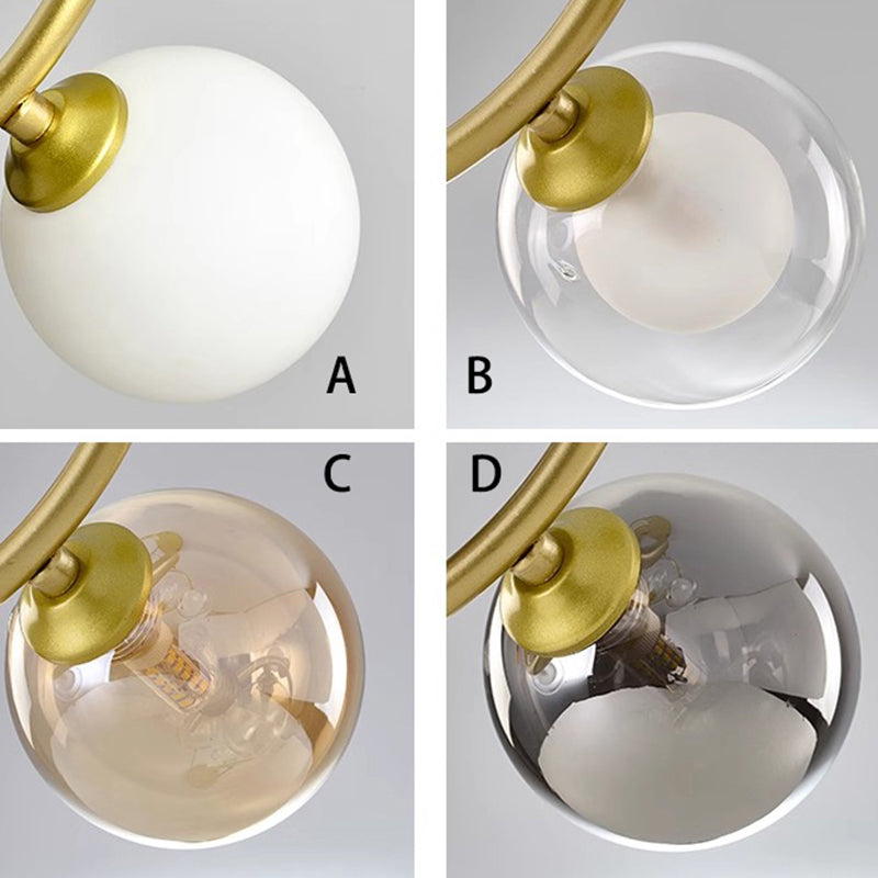 Suspension LED Moderne – Lampe Design en Verre et Acryl pour Salon et Salle à Manger
