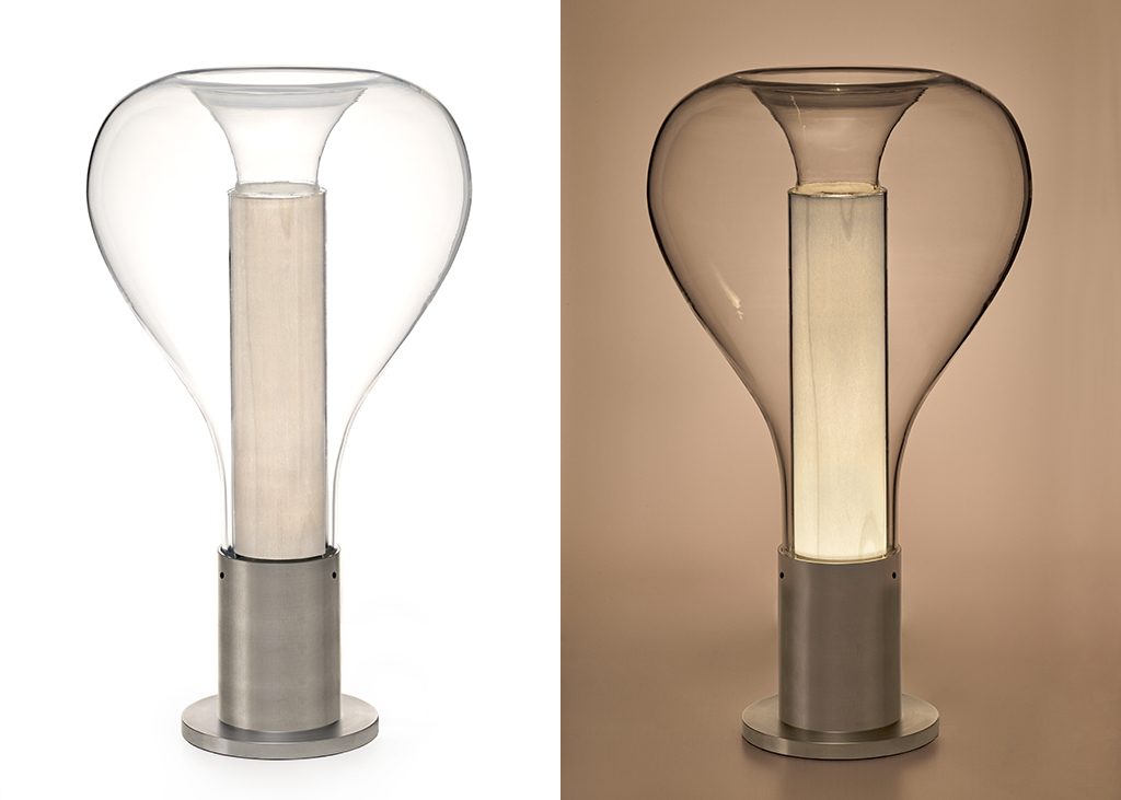 Lampe de Table Art Lava en Verre – Éclairage LED Dynamique et Apaisant